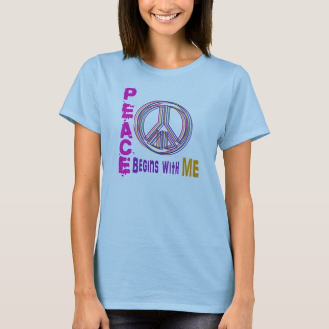PeaceBeginsWithMe T-Shirt (Vorderseite)