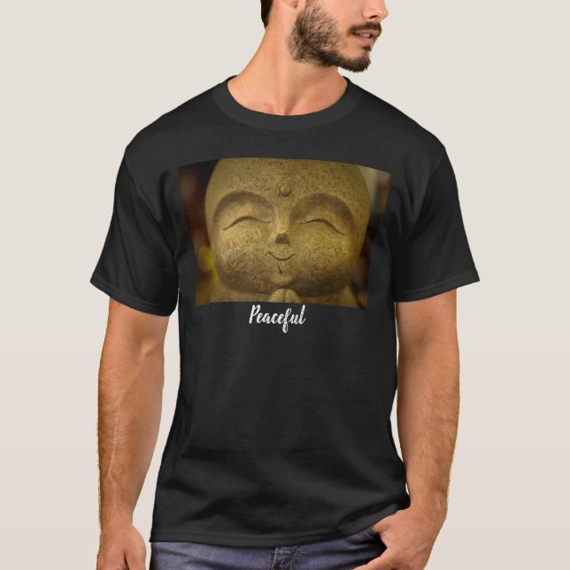 Peaceful Happy Smiling Buddha Men's T-Shirt (Vorderseite)