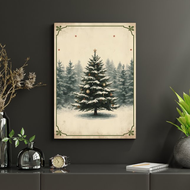 Peaceful Winter Wonderland Holiday Wall Art Poster (Von Creator hochgeladen)