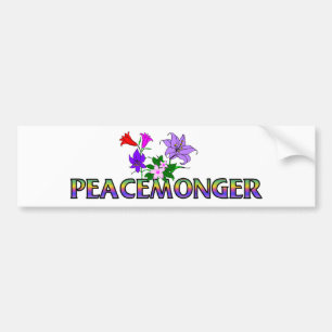 Peacemonger Autoaufkleber