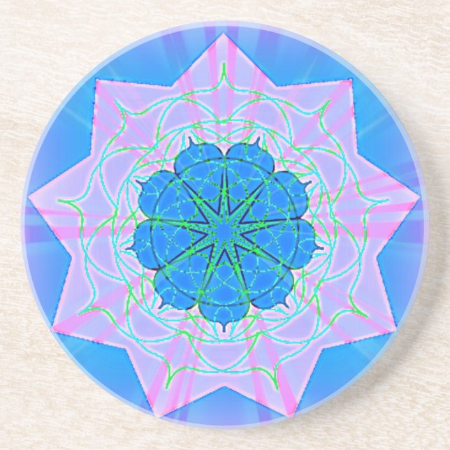 PeaceStar2 Getränkeuntersetzer (Vorne)