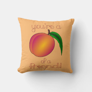Peach a Friend Kissen