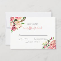 Peach and Coral Blume Blumenhochzeit
