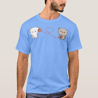 peach and goma mochi cat 1  T-Shirt