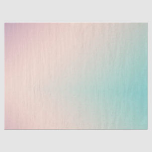 Peach Aqua Gefärbte Krawatte Ombre Seidenpapier