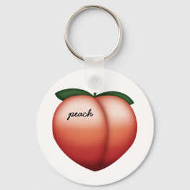 Peach Ästhetischer Schlüsselanhänger