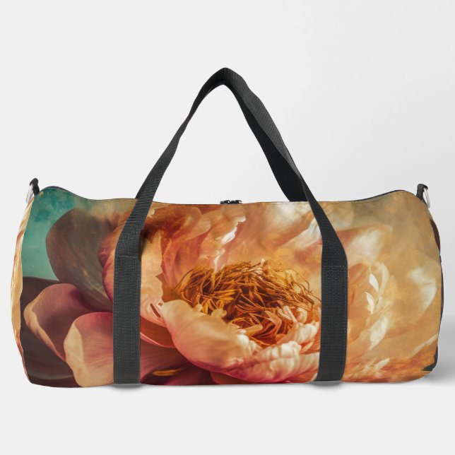 Peach Beauty Duffle Bag (Vorderseite)
