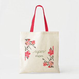 Peach Blossom Aquarelle Mère's Day Sac fourre-tout