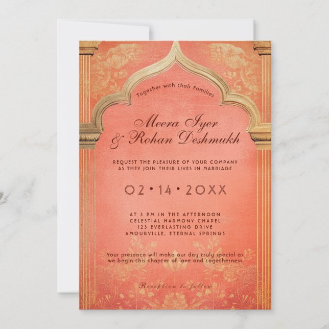 Peach Blossom: Die ewige Gnade Einladung (Vorderseite)