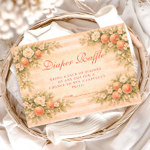 Peach Blossom Garden Diapper Raffle