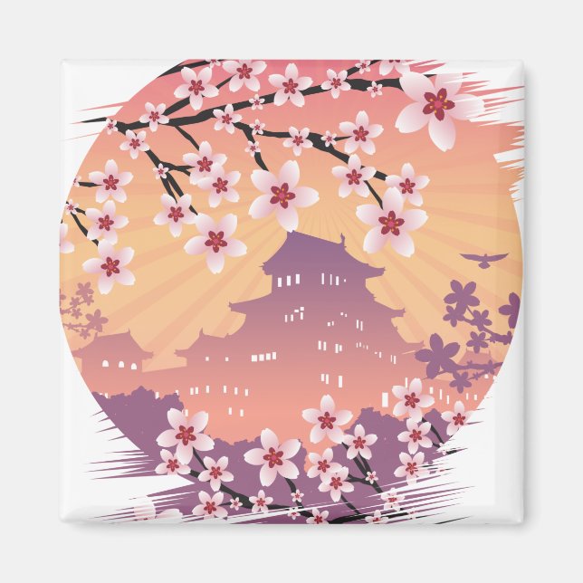 Peach Blossom Magnet (Vorne)