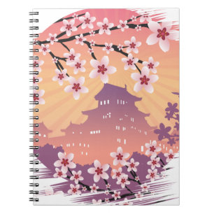 Peach Blossom Notizblock