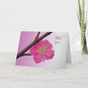Peach Blossom Vielen Dank Dankeskarte
