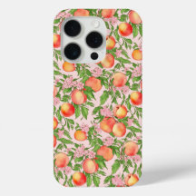 Peach Blossom Wasserfarben Handy Case
