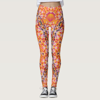 Peach-Blume Leggings