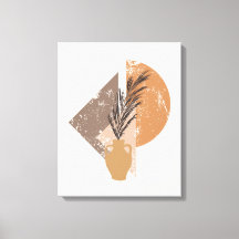Peach Boho Canvas Print