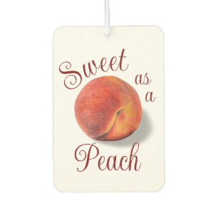 Peach Car Air Freshener Autolufterfrischer