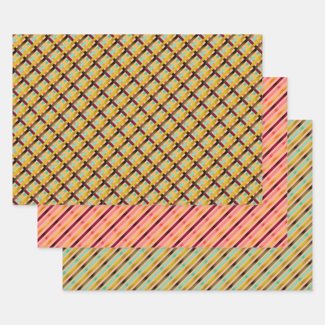 Peach Drawer Sheler Liner oder als Hübsche Geschen Geschenkpapier Set (Set)