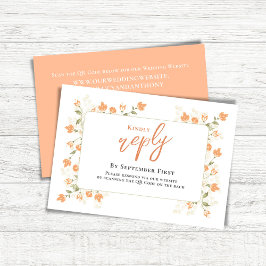 Peach Elegant Wedding Antwort Custom