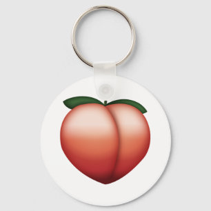 Peach - Emoji Schlüsselanhänger