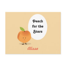 Peach for Stars | Postkarte