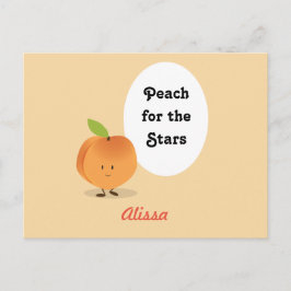Peach for Stars | Postkarte