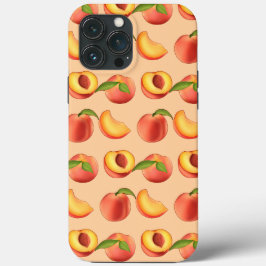 Peach Fruit Muster Case-Mate iPhone Hülle
