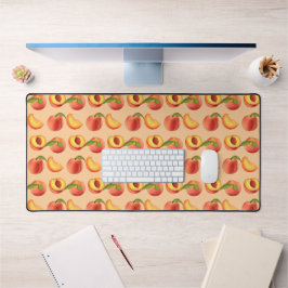Peach Fruit Muster Schreibtischunterlage