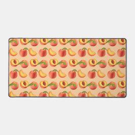 Peach Fruit Muster Schreibtischunterlage