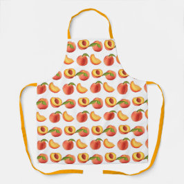 Peach Fruit Muster Schürze
