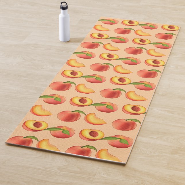 Peach Fruit Muster Yogamatte (Beispiel)
