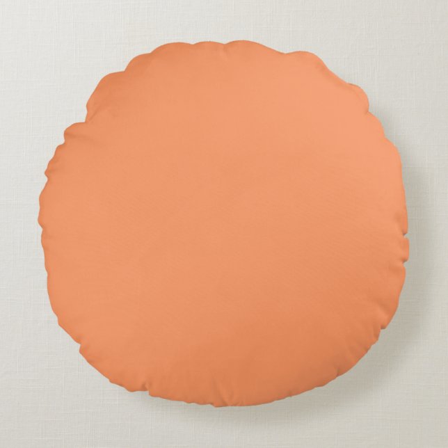Peach Fruit Rundes Kissen (Vorderseite)