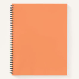 Peach Fruit Spiral Notizbuch