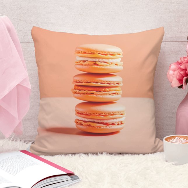 Peach Fuzz, Macaroons, Kissen (Von Creator hochgeladen)