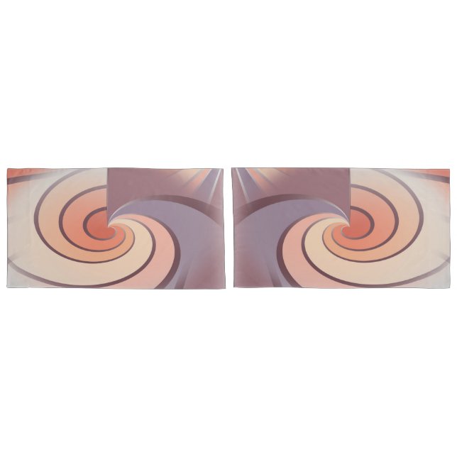 Peach fuzz seashell kissenbezug (Rückseite-Set)