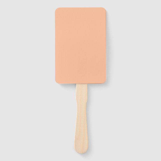 Peach Fuzz Solid Color Fächer (Vorderseite)