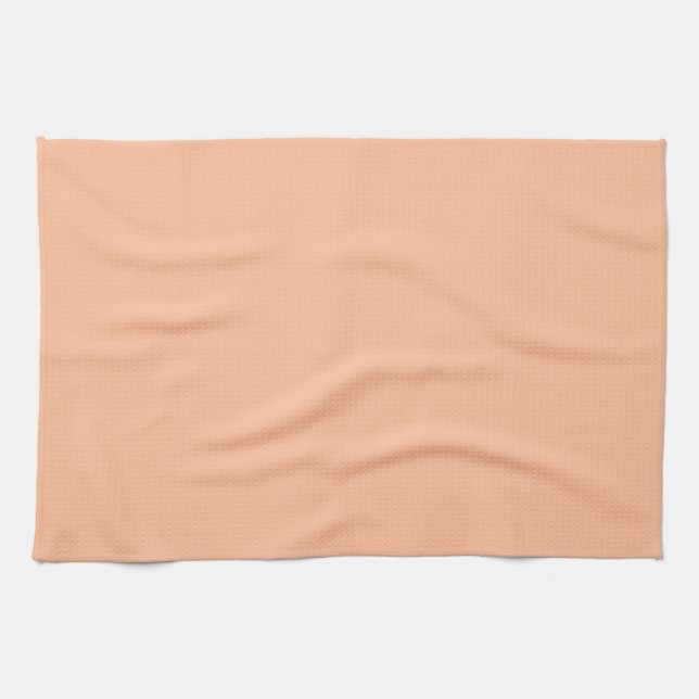 Peach Fuzz Solid Color Geschirrtuch (Horizontal)
