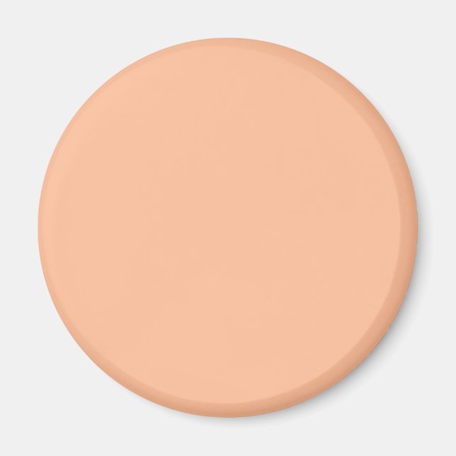Peach Fuzz Solid Color Magnet (Vorne)