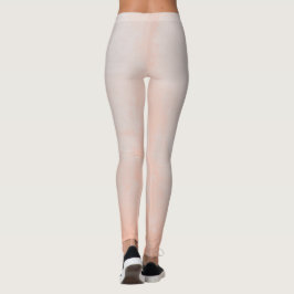 Peach Gray rustic ombre Leggings