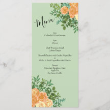 Peach Green Wedding Spring Pastel