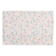 Peach Grey Beige Neutrals Moderne Kissen Case