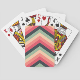 Peach Grove Zigzag Spielkarten