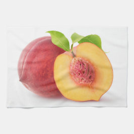 Peach halves geschirrtuch