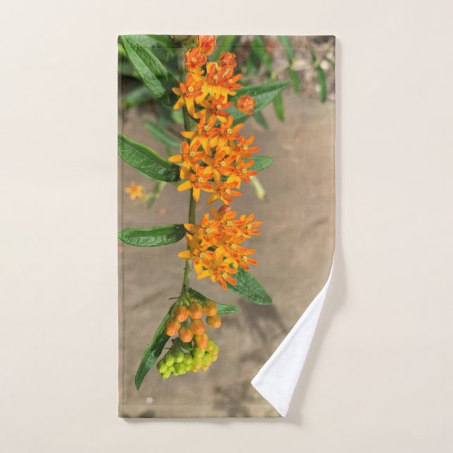 peach hand towel (Serviette à main)