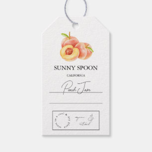 Peach Hang Tag Geschenkanhänger
