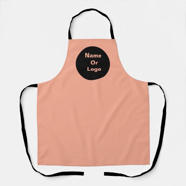 Peach-Logo personalisieren Schürze (Vorderseite)