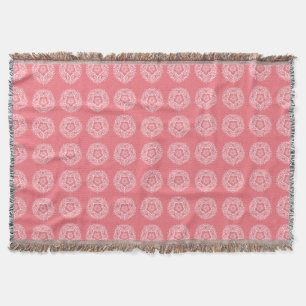 Peach Mandala Decke