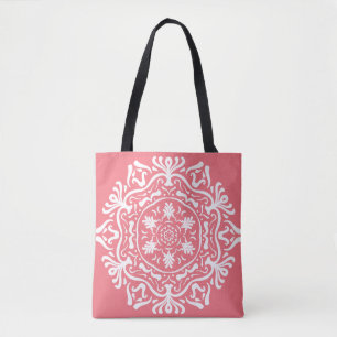 Peach Mandala Tasche