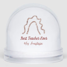 Peach marron glitter rainbow teacher appreciation 