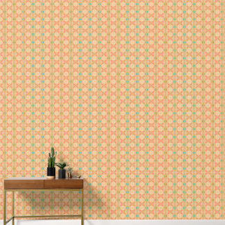 Peach & Mint Oriental Tile - Warm Boho Tapete